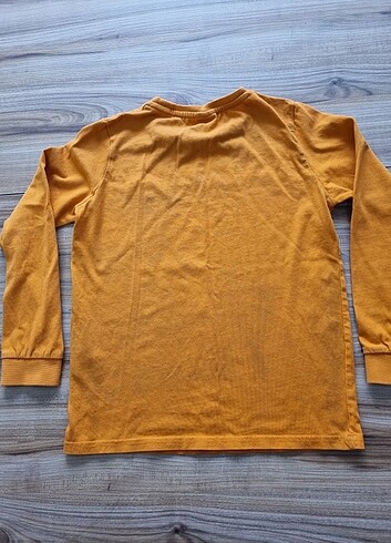 8 Yaş Beden turuncu Renk Turuncu Renkli Erkek Çocuk Tshirt 