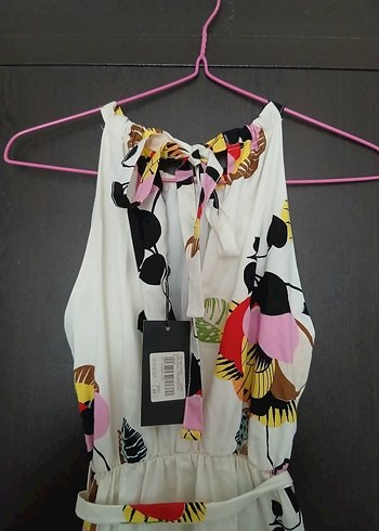 Çiçek Desenli Bohem Uzun Elbise - Görsel 5