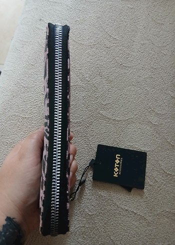 simli leopar cuzdan Yeni - Görsel 3