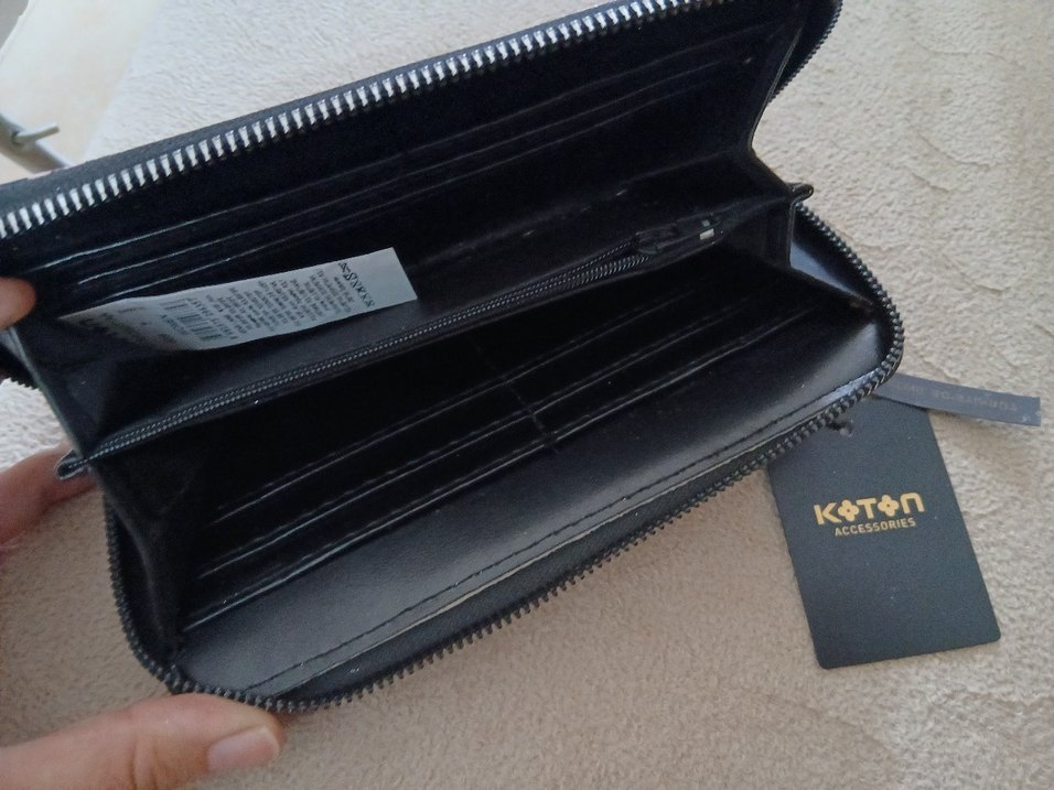 simli leopar cuzdan Yeni - Görsel 2