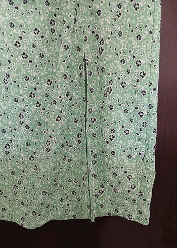 Yeşil Desenli Uzun Etek M - Görsel 2