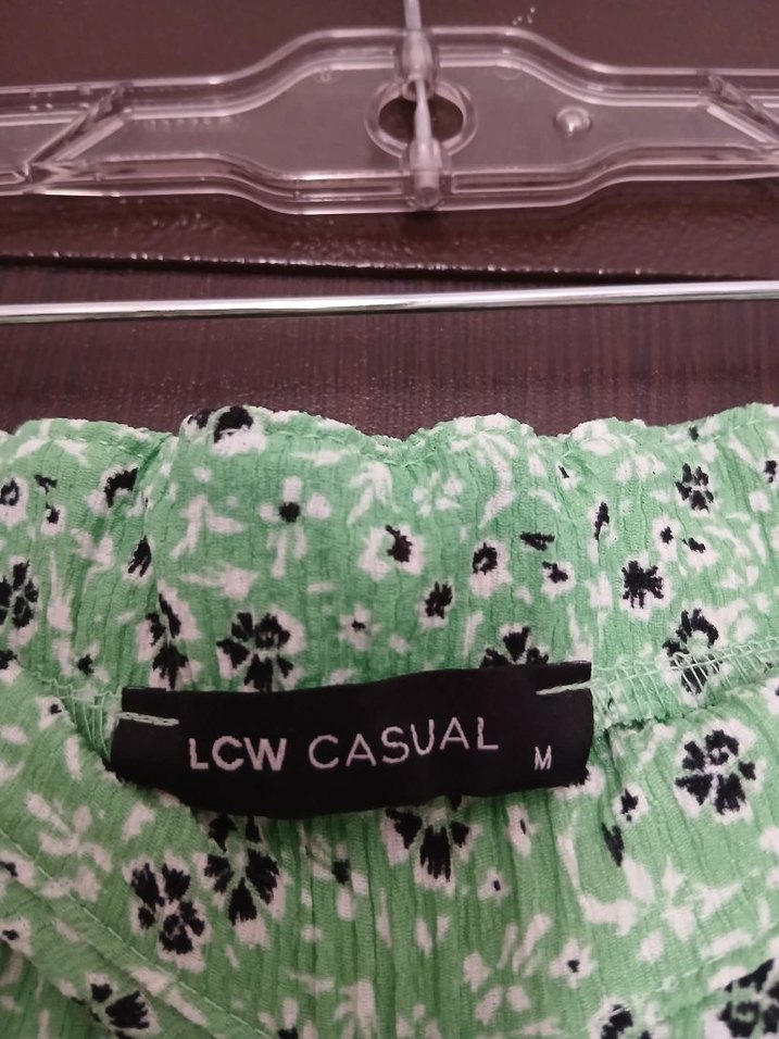 Yeşil Desenli Uzun Etek M - Görsel 5