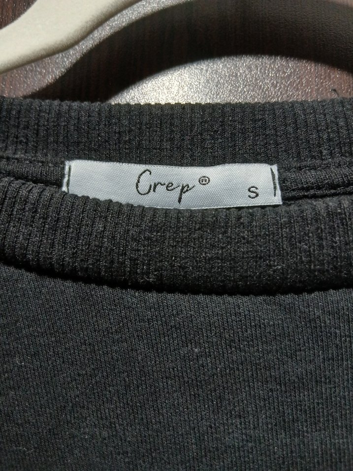 siyah Kadın Sweatshirt - Görsel 4