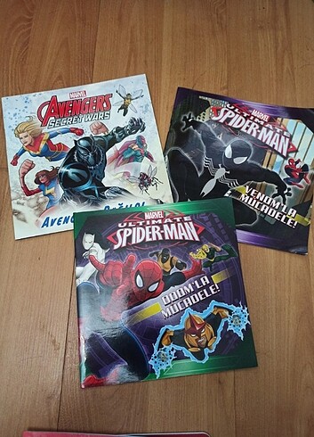 3 tane Marvel kitap 