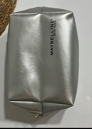 Gri Kadın Makyaj Çantası Fermuarlı - Görsel 2