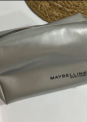 Gri Kadın Makyaj Çantası Fermuarlı - Görsel 3