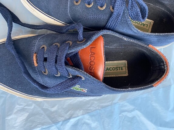 37 Beden Lacoste Lacivert Süet Ayakkabı