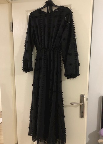 Siyah Bohem Kadın elbise - Görsel 3