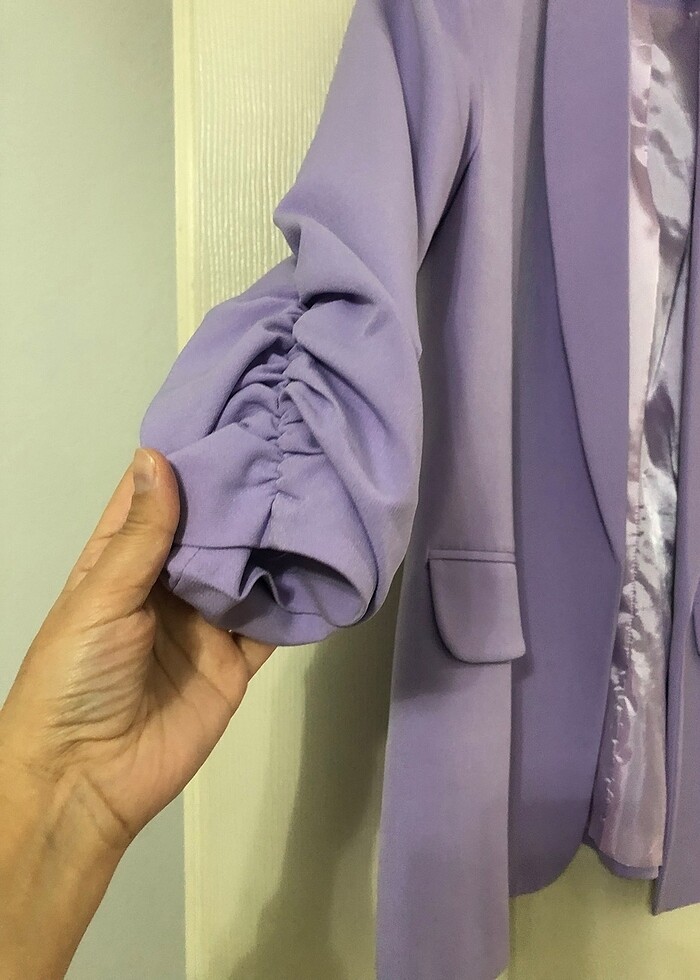 Lila ceket - Görsel 2