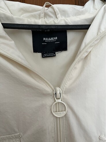 28 Beden Pull&bear yağmurluk mevsimlik ceket
