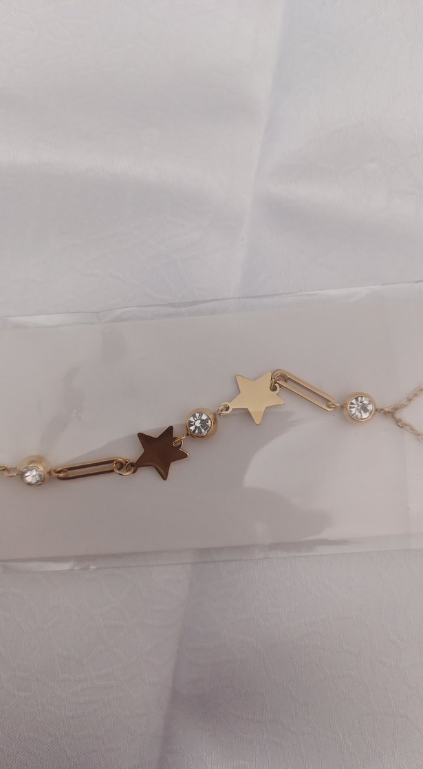 Altın Renk Zincir Detaylı Kadın El Zinciri - Görsel 2