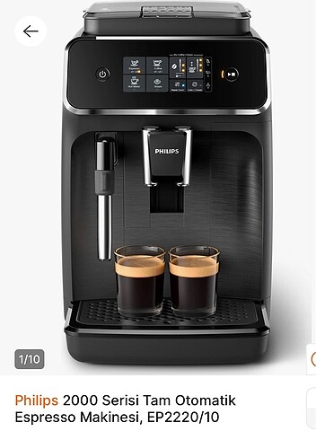 Philips 2220/10 espresso makinesi