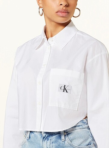 Calvin Klein Crop Gömlek