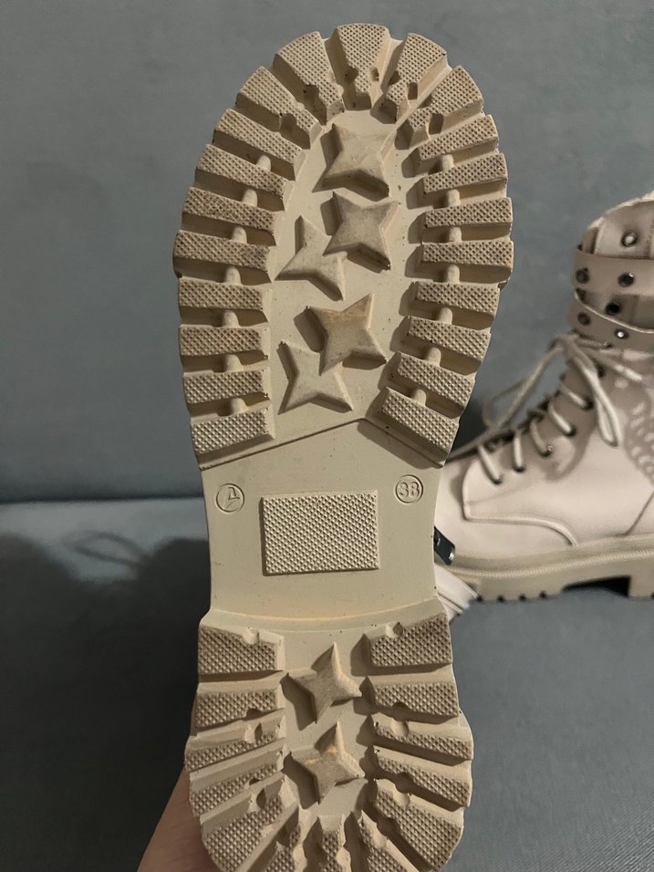 Kadın Krem Rengi Bot - Görsel 3