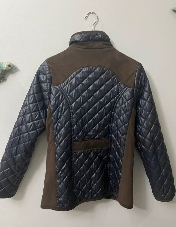 Kadın Deri Fermuarlı Mont - Görsel 2