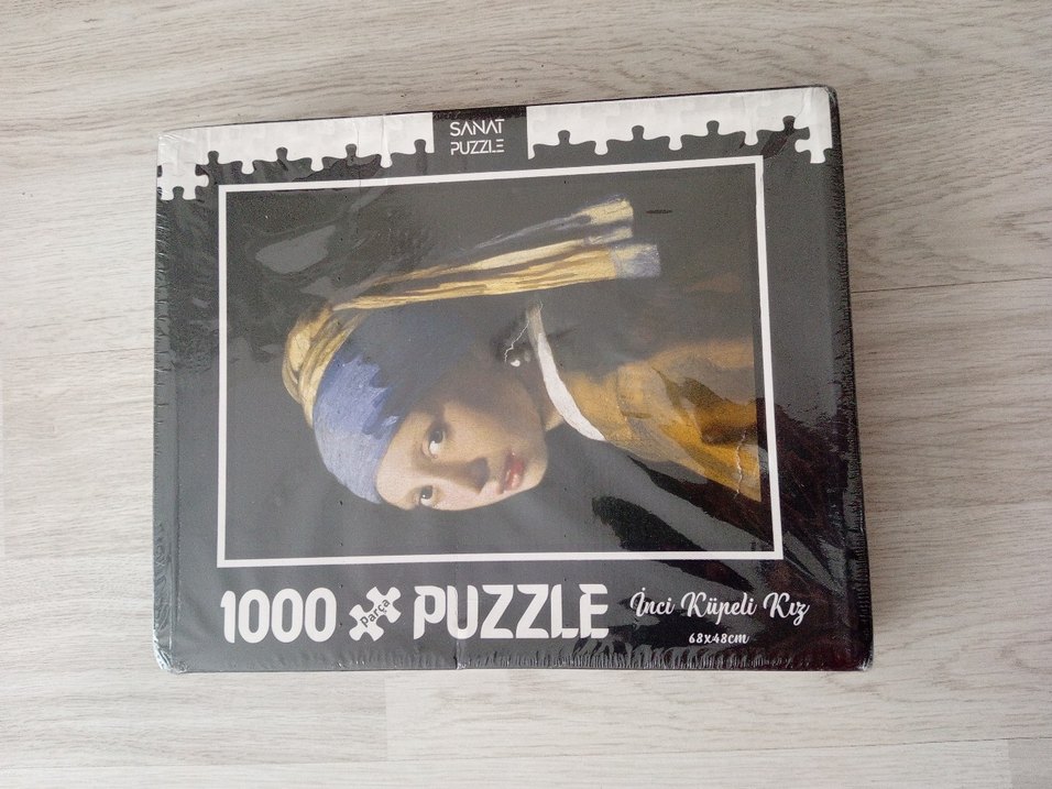 1000 Parça İnci Küpeli Kız Puzzle - Görsel 2