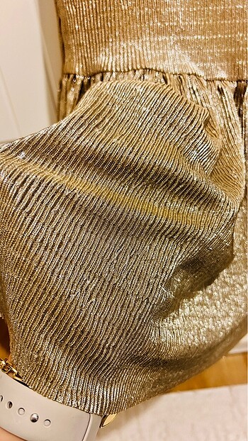 10 Yaş Beden altın Renk H&M elbise