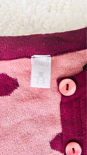 4 Yaş Beden bordo Renk Panço yumuşak triko