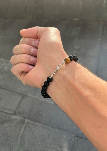  Minimalist Siyah Erkek Bileklik