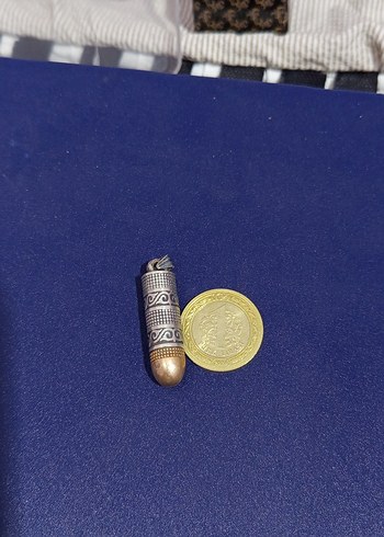 925 ayar gümüş içi açılabilir cevşen kolye ucu - Görsel 5