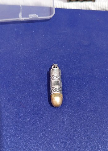 925 ayar gümüş içi açılabilir cevşen kolye ucu - Görsel 2