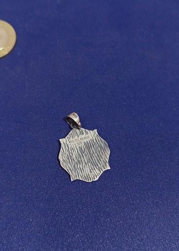 925 ayar gümüş ayetel kürsi kolye ucu - Görsel 2