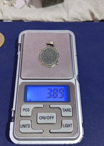 925 ayar gümüş ayetel kürsi kolye ucu - Görsel 4