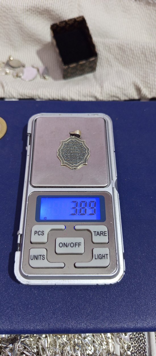 925 ayar gümüş ayetel kürsi kolye ucu - Görsel 4