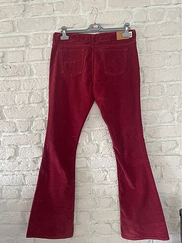 Diğer Bordo Kadife pantolon 40 bed