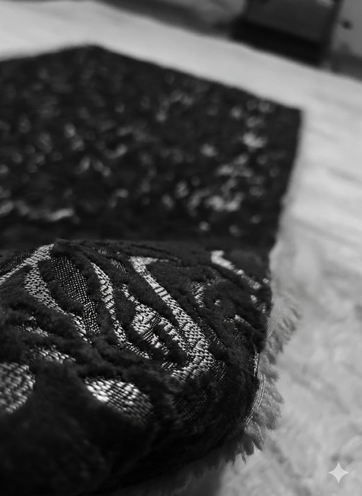 Nakışlı Gri çay sofrası - Görsel 4