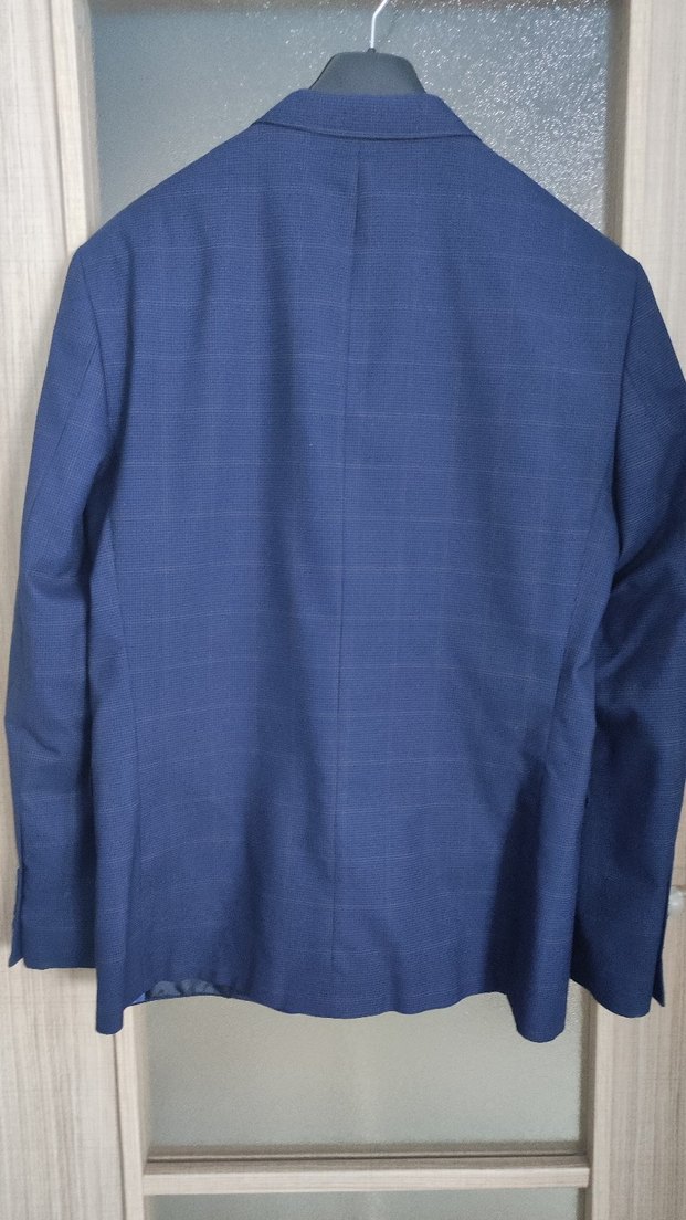 Koyu Mavi Düğmeli Erkek Takım Ceketi - Görsel 3