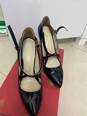 39 Beden siyah Renk Kadın topuklu ayakkabı