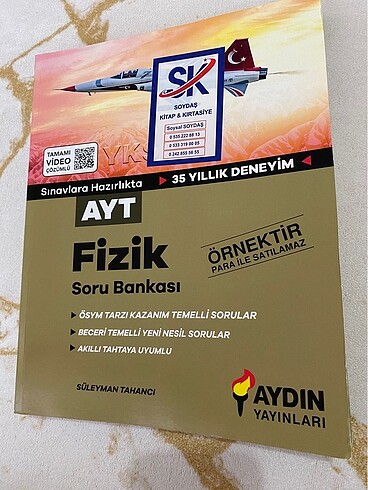 Aydın yayınları ayt fizik soru bankası
