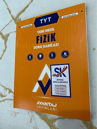 Avantaj yayınları TYT fizik soru bankası