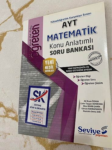 Seviye yayınları ayt matematik konu anlatımlı soru bankası