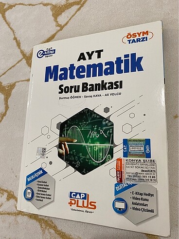Çap Plus ayete matematik soru bankası
