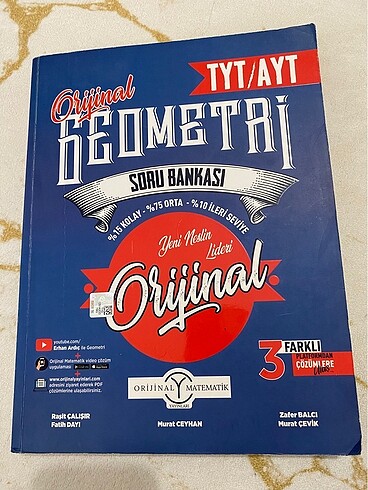 Orijinal geometri soru bankası TYT AYT