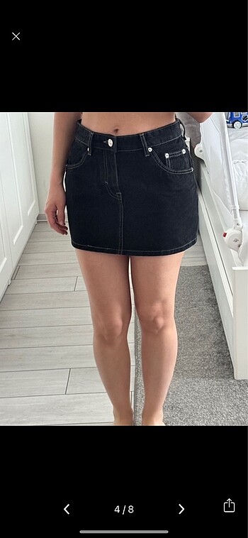 xs Beden siyah Renk Pull bear mini etek