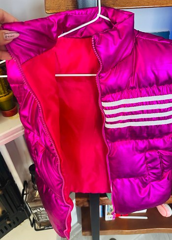 Fuşya Renkli Fermuarlı Yelek - Görsel 2