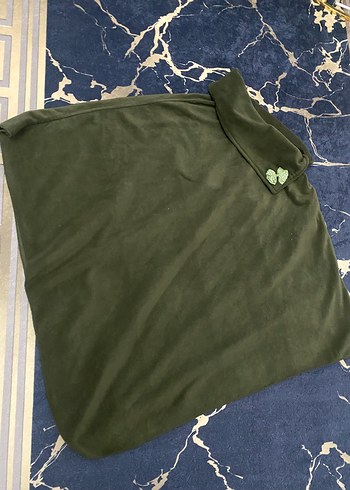 Koyu Yeşil uzun bolero