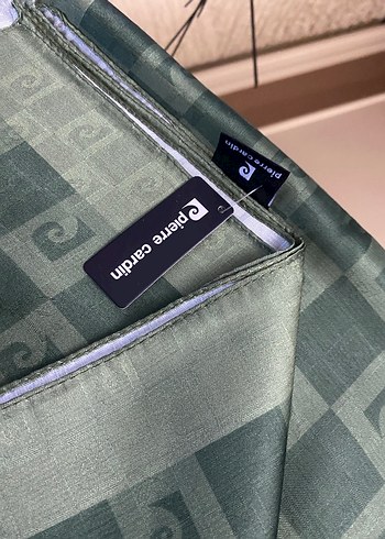Beden Pierre Cardin orijinal Kadın Drapeli Khaki İş ve Sokak Şalı