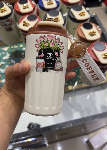 Beyaz Renkli Çocuk Termosu Fendi Temalı - Görsel 5