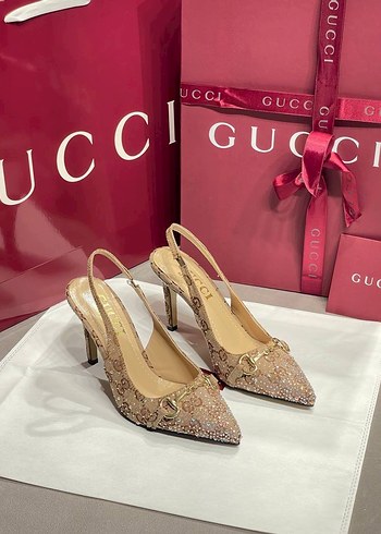 Siyah Payetli Stiletto Topuklu Kadın Ayakkabı - Görsel 4