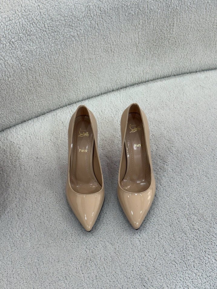 Siyah Parlak Desenli Stiletto - Görsel 3