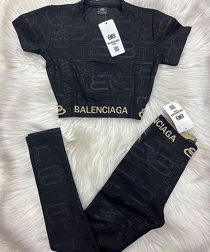 Balenciaga dior versace tayt crop takım