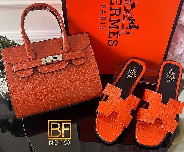 Hermes Hermes çanta terlik takım