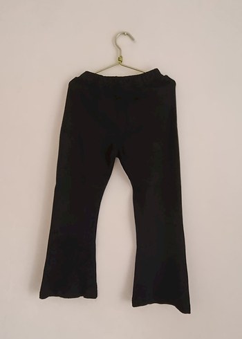 kız Çocuk Siyah-Beyaz Çizgili Uzun Kollu Tişört ve  alt takim - Görsel 2