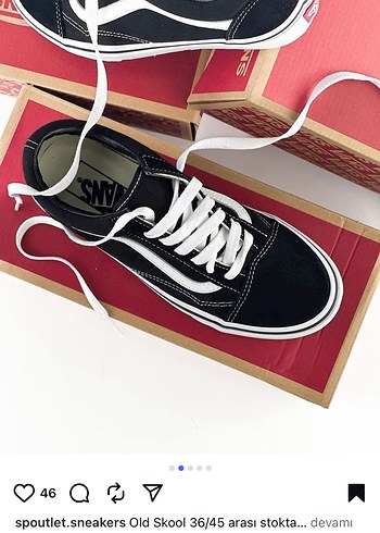 37 Beden VANS OLD SKOOL KLASİK SINIRLI ADET!