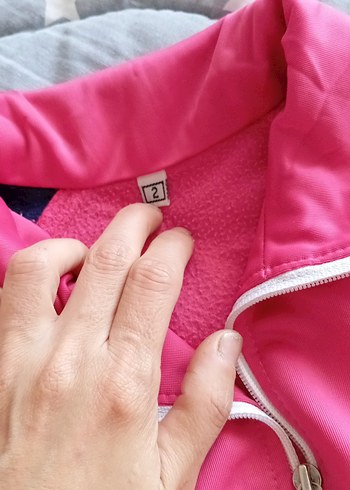 Diğer Kız Çocuk Pembe Fermuarlı Sweatshirt