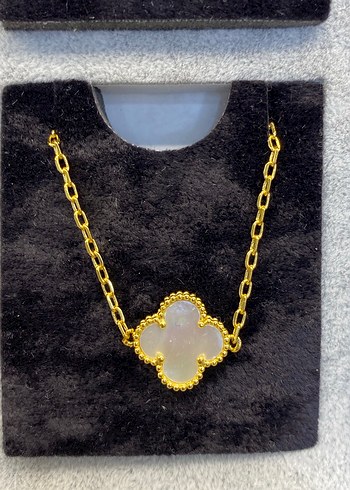 Altın Renk Van Cleef  Zincirli Kolye - Görsel 19